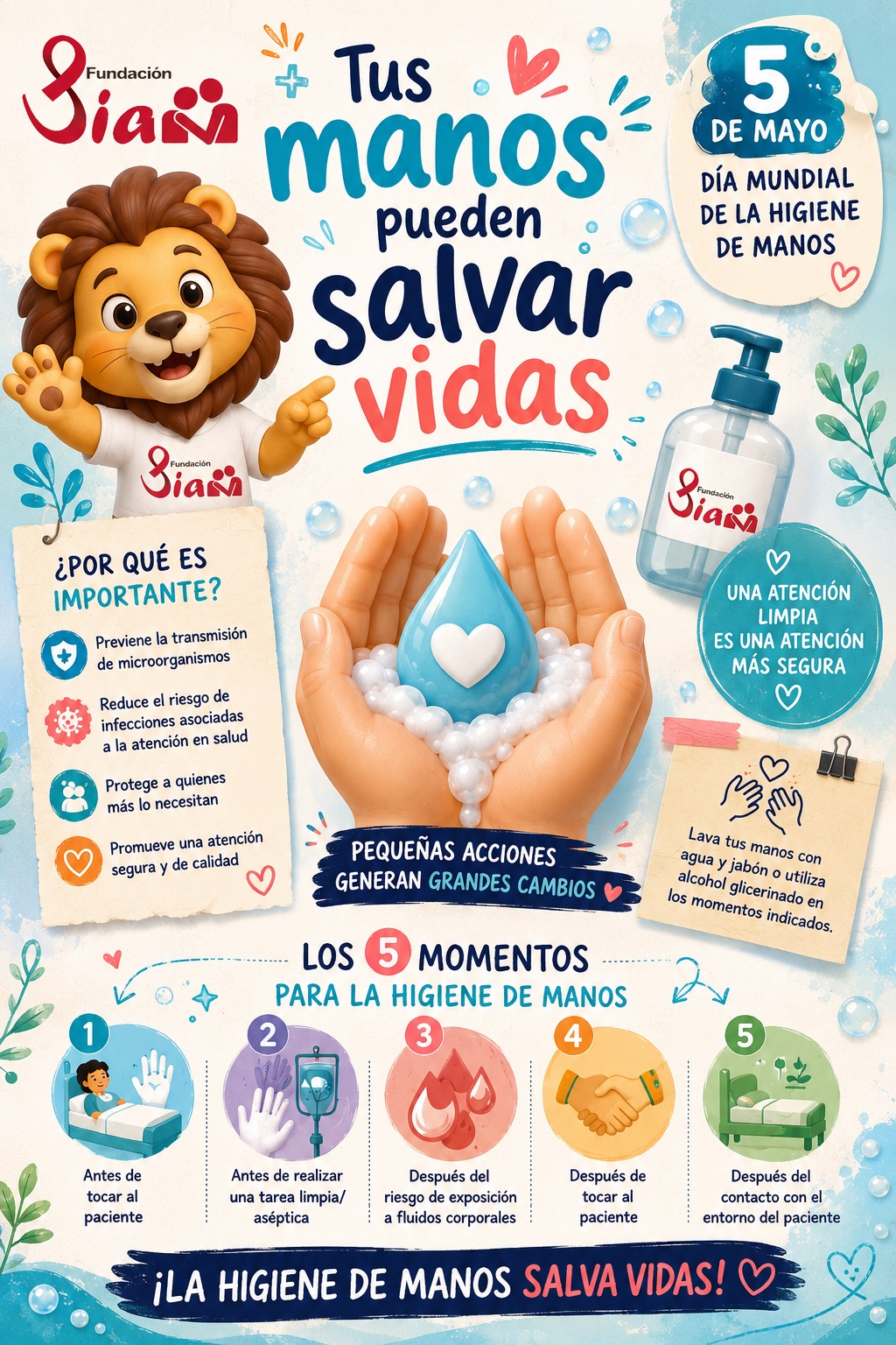 Jornada institucional de lavado de manos